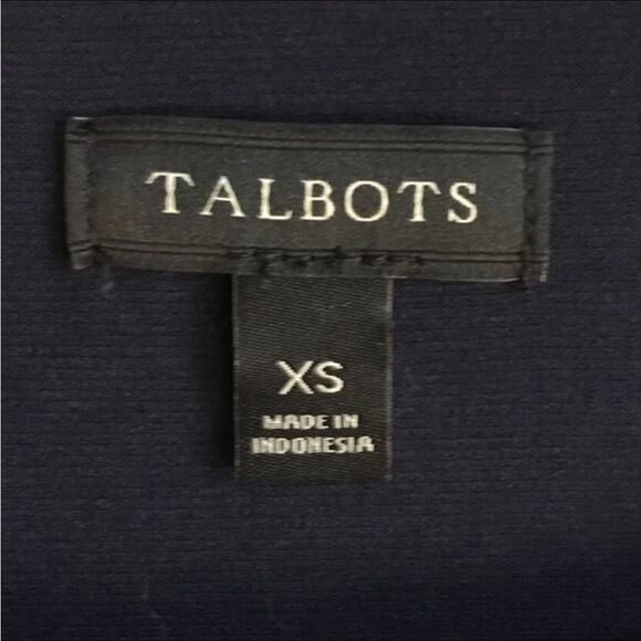 Talbots long sleeve velvet geometric print sheer top with attached cami gothic - Picture 3 of 5